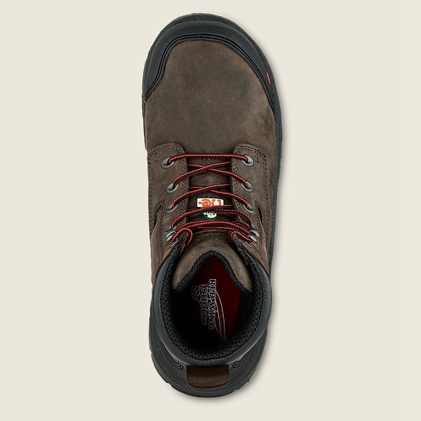 Red Wing Safety Bot Erkek - King Toe® Adc - 6-Inch Insulated Waterproof Csa Toe - Koyu Gri - 73LXWEG